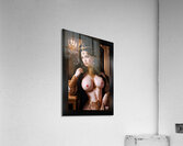 Portrait Of The Dancer Sanisha Taverous Mesmerizing AI Concept Art by Xzendor7 Acrylic Print