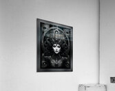 Madam Grey Shadow Of The Mystical Realm Enchanting AI Concept Art Portrait by Xzendor7  Acrylic Print