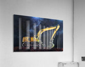 Excavator By Night Acrylic Print
