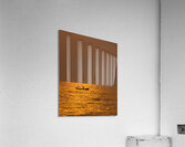 The Sun Melting into the oceans embrace | Silhouette | Sunrise  Acrylic Print