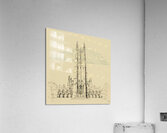 1950s Duke University Campus Art Acrylic Print