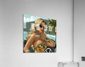 Cartoon Glam 1 Acrylic Print