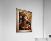 The Glamorous Golden Concubine Of Thelous Gorgeous AI Concept Art Portrait by Xzendor7 Acrylic Print
