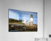 Marshall Point Lighthouse at Low Tide in Midcoast Maine Acrylic Print