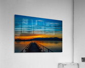 Quannah Lake Dock Acrylic Print