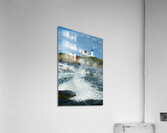 Crashing Waves at Nubble Lighthouse in Southern Maine Acrylic Print