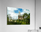 Great Captain Island Lighthouse on Hilltop in Connecticut Acrylic Print