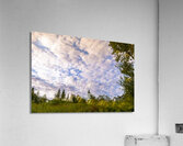 Dramatic Sunset Over Grounds of Dice Head Light in Maine Acrylic Print