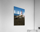 Fishing Boat Approaches Head Harbor Light a Canadian Lighthouse During Low Tide  Acrylic Print