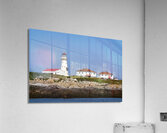 Canadian Border Lighthouse Machias Seal Island Has Two Active Keepers Buildings  Acrylic Print