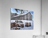 G05 Firewood Stacked for Winter Acrylic Print