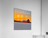 G15 Sunset on Horton Farm Acrylic Print