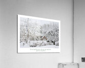 SOUS LA NEIGE Acrylic Print