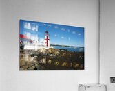 Head Harbor Lighthouse Overlooking Bay of Fundy in Canada  Acrylic Print