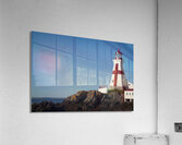Distinctive Red Cross of Head Harbor Lighthouse in Canada  Acrylic Print