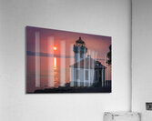 Sunset at Lime Kiln Lighthouse San Juan Island Acrylic Print