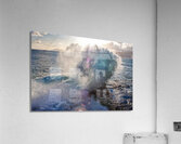 Sea Dragon Wave Portlock Hawaii Acrylic Print