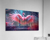 Flamingo Flair Acrylic Print