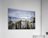 Abandoned Dock Remains Acrylic Print