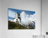 Stairway to Owls Head Lighthouse on Hilltop in Maine Acrylic Print