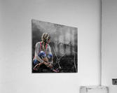 Railway TracksBW Acrylic Print