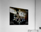 Coloured Snowflake1 Acrylic Print
