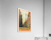 vintage fifth avenue new york poster Acrylic Print