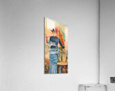 Late 1800s Woman With Umbrella  Acrylic Print
