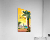 los angeles california vintage poster  Acrylic Print