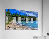 Radiant Shores: Sunlit Serenity at Pukaskwa National Park Acrylic Print