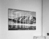 Flatirons from Chautauqua Park BW Acrylic Print