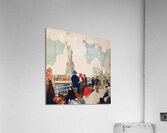 1917 nyc statue of liberty art Acrylic Print