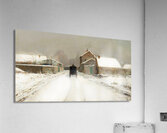classic art luigi loir winter day 1874  Acrylic Print