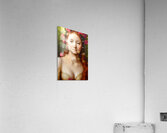Renaissance Flower Muse - Romantic Classical Portrait with Floral Fantasy Beauty Acrylic Print