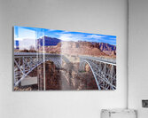 Bridging Horizons: Navajo Bridges Amidst Desert Grandiosity Acrylic Print