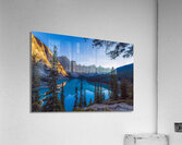 Moraine Lake Sunset Acrylic Print