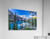 Seven Sisters Moraine Lake Acrylic Print