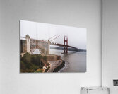 Foggy Golden Gate Acrylic Print