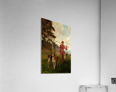 Montero con perros Acrylic Print