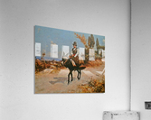 Traveling on a donkey Acrylic Print