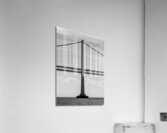 isolated tower bay bridge  vertical 3022 Westboun Acrylic Print