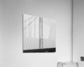 oakland bay bridge mist fog  square 2856 Spire 13 Acrylic Print
