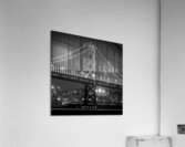 san francisco bay bridge at night  square 2831 LE Acrylic Print