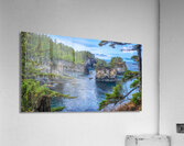 Azure Reverie: The Painted Canvas of Cape Flattery Acrylic Print