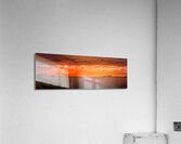 Port of Le Havre at Sunset Acrylic Print