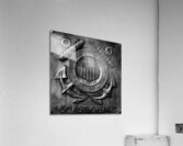 us coast guard bronze plaque  square 3325 CoastGu Acrylic Print