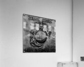 us marine corps bronze plaque  square 3326 Marine Acrylic Print