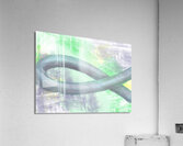 Purple Loop Abstract  Acrylic Print
