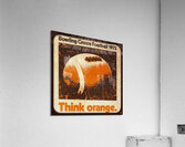 viewfinder slide art 1975 bowling green football. Acrylic Print