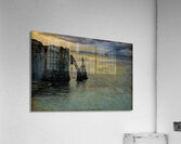 Etretat Arch at sunset Acrylic Print